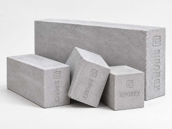 Siporex AAC blocks in multiple thicknesses