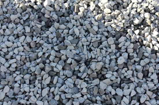 Jelly stone and crushed aggregates for concrete construction
